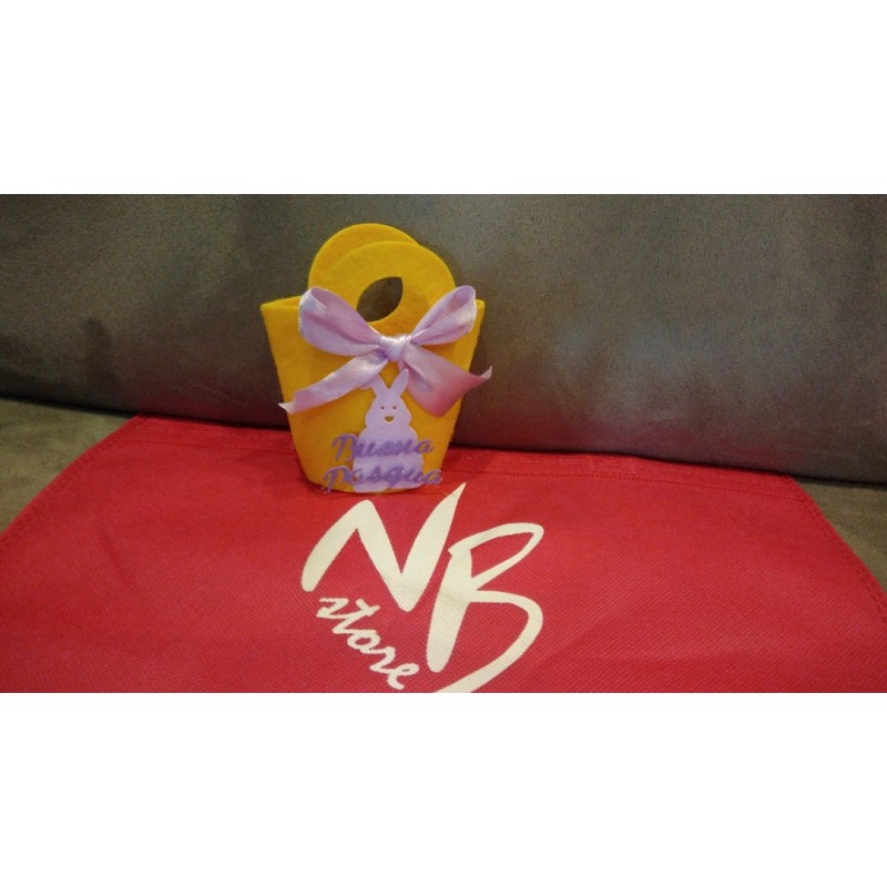 Kit Fustellati per creare Mini Borsetta Pasqua idea regalo handmade