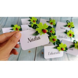 Segnaposto Cartoncino con...